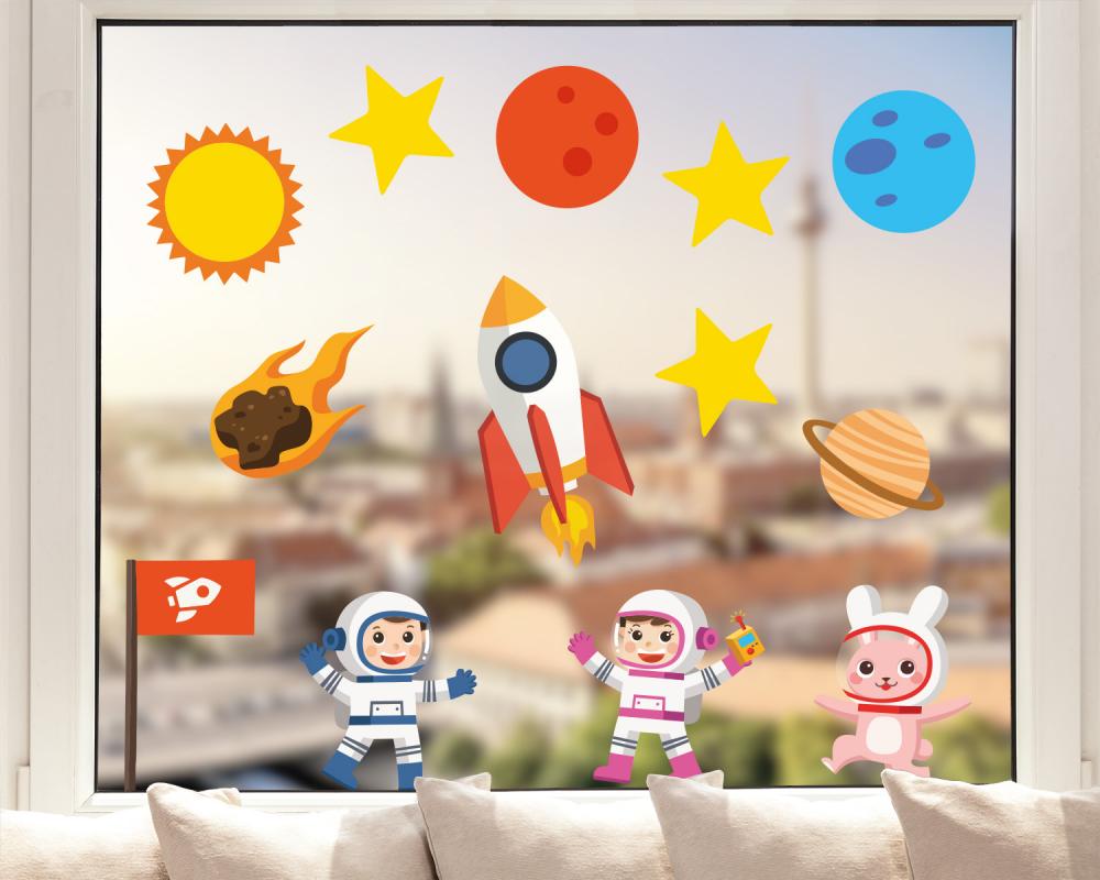 Weltraum Fenstersticker